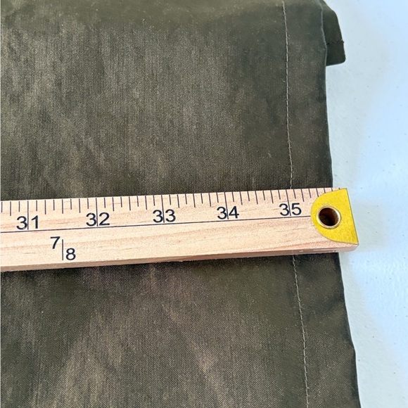 Linea by Louis Dell’Olio Olive Green Double Breasted Short Trench Coat Size S - Picture 16 of 16